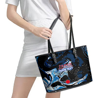 Custom Japan Football Leather Tote Bag 2024 Nadeshiko Go Champions - Wonder Print Shop