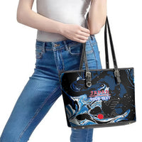 Custom Japan Football Leather Tote Bag 2024 Nadeshiko Go Champions - Wonder Print Shop