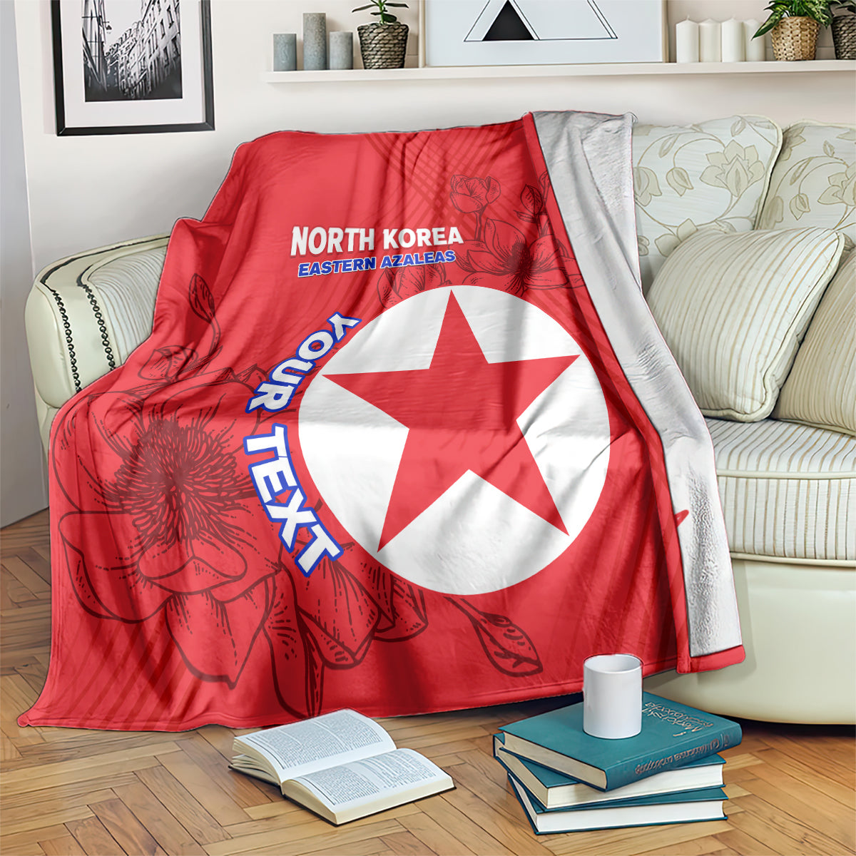 custom-north-korea-football-blanket-2024-go-eastern-azaleas-magnolia-flowers