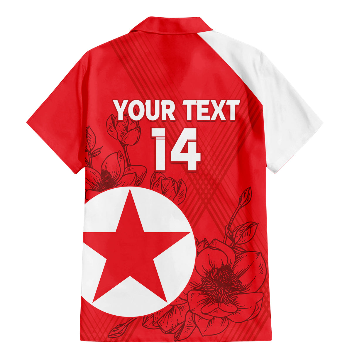 Custom North Korea Football Family Matching Mermaid Dress and Hawaiian Shirt 2024 Go Eastern Azaleas Magnolia Flowers - Wonder Print Shop