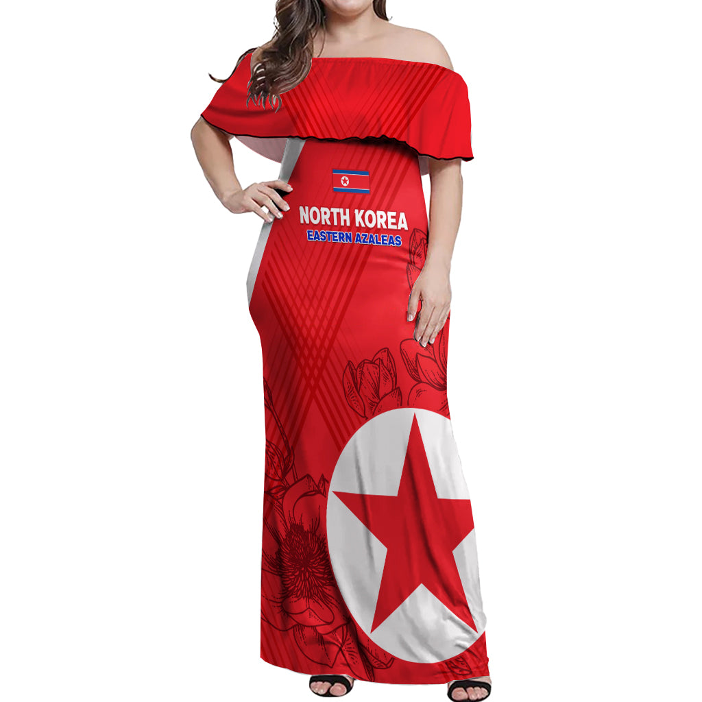 custom-north-korea-football-off-shoulder-maxi-dress-2024-go-eastern-azaleas-magnolia-flowers