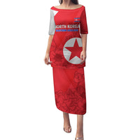 Custom North Korea Football Puletasi 2024 Go Eastern Azaleas Magnolia Flowers - Wonder Print Shop