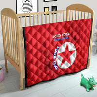 Custom North Korea Football Quilt 2024 Go Eastern Azaleas Magnolia Flowers - Wonder Print Shop