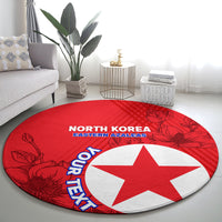 custom-north-korea-football-round-carpet-2024-go-eastern-azaleas-magnolia-flowers