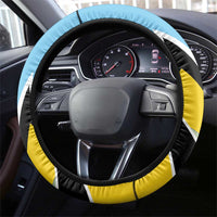 Saint Lucia Cricket Steering Wheel Cover Go Champions - National Color - Wonder Print Shop