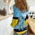 Custom Saint Lucia Cricket Women Casual Shirt Go Champions - National Color - Wonder Print Shop