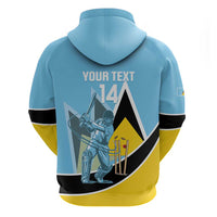 Custom Saint Lucia Cricket Zip Hoodie Go Champions - National Color - Wonder Print Shop