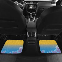 US Virgin Islands Car Mats Coat of Arms Plumeria Curve Style - Wonder Print Shop