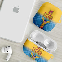 US Virgin Islands AirPods Case Madras Pattern Gradient Style - Wonder Print Shop
