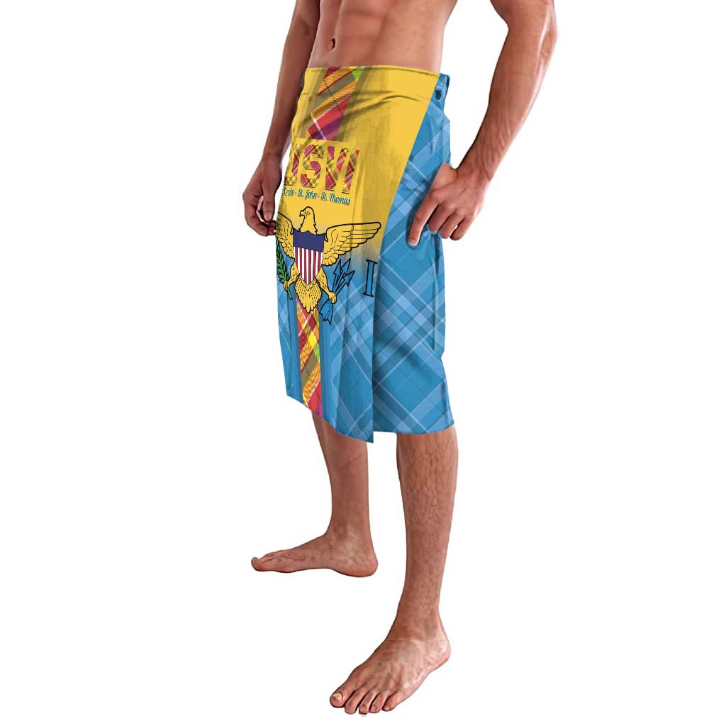 US Virgin Islands Lavalava Madras Pattern Gradient Style - Wonder Print Shop