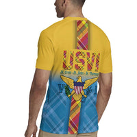 US Virgin Islands Rugby Jersey Madras Pattern Gradient Style - Wonder Print Shop