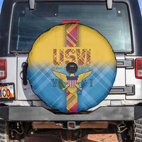 US Virgin Islands Spare Tire Cover Madras Pattern Gradient Style - Wonder Print Shop
