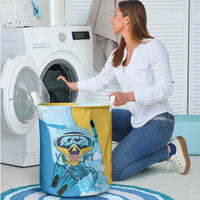 US Virgin Islands Snorkeling Laundry Basket Sea Turtle Snorkel Ocean Style - Wonder Print Shop