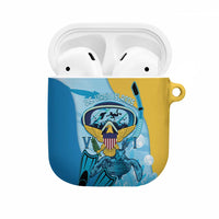 US Virgin Islands Snorkeling AirPods Case Sea Turtle Snorkel Ocean Style - Wonder Print Shop