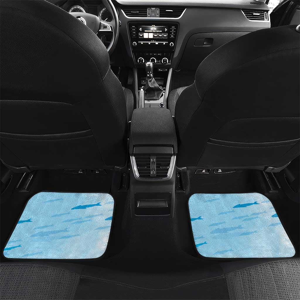 US Virgin Islands Snorkeling Car Mats Sea Turtle Snorkel Ocean Style - Wonder Print Shop