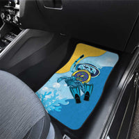 US Virgin Islands Snorkeling Car Mats Sea Turtle Snorkel Ocean Style - Wonder Print Shop