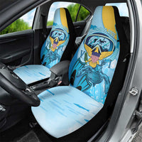 US Virgin Islands Snorkeling Car Seat Cover Sea Turtle Snorkel Ocean Style - Wonder Print Shop