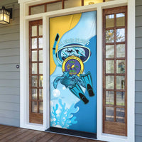 US Virgin Islands Snorkeling Door Cover Sea Turtle Snorkel Ocean Style - Wonder Print Shop