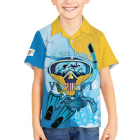 US Virgin Islands Snorkeling Family Matching Summer Maxi Dress and Hawaiian Shirt Sea Turtle Snorkel Ocean Style - Wonder Print Shop