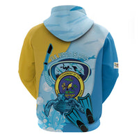 US Virgin Islands Snorkeling Hoodie Sea Turtle Snorkel Ocean Style - Wonder Print Shop
