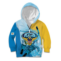 US Virgin Islands Snorkeling Kid Hoodie Sea Turtle Snorkel Ocean Style - Wonder Print Shop