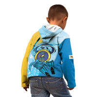 US Virgin Islands Snorkeling Kid Hoodie Sea Turtle Snorkel Ocean Style - Wonder Print Shop