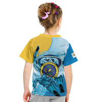 US Virgin Islands Snorkeling Kid T Shirt Sea Turtle Snorkel Ocean Style - Wonder Print Shop