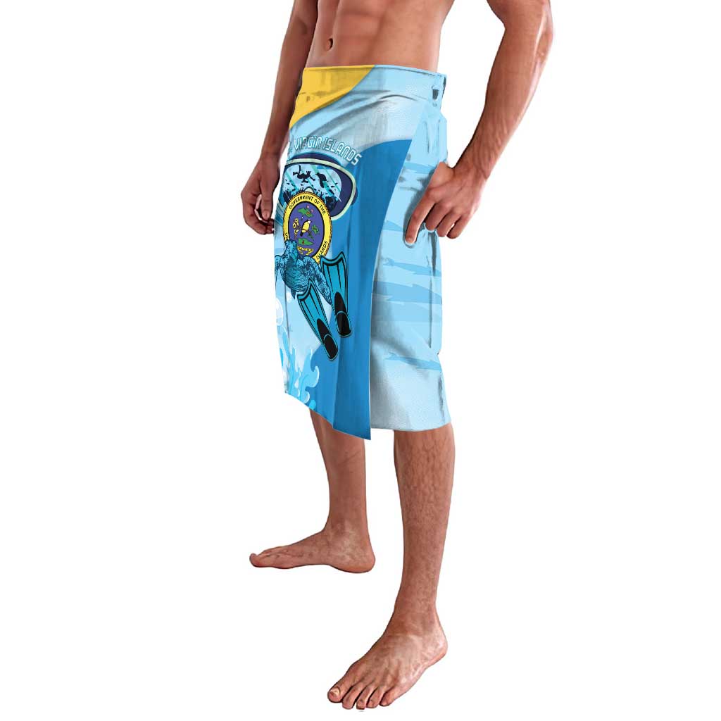 US Virgin Islands Snorkeling Lavalava Sea Turtle Snorkel Ocean Style - Wonder Print Shop