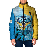 US Virgin Islands Snorkeling Padded Jacket Sea Turtle Snorkel Ocean Style - Wonder Print Shop