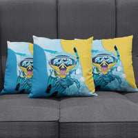 US Virgin Islands Snorkeling Pillow Cover Sea Turtle Snorkel Ocean Style - Wonder Print Shop