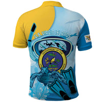 US Virgin Islands Snorkeling Polo Shirt Sea Turtle Snorkel Ocean Style - Wonder Print Shop