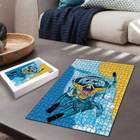 US Virgin Islands Snorkeling Puzzle Sea Turtle Snorkel Ocean Style - Wonder Print Shop