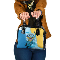US Virgin Islands Snorkeling Shoulder Handbag Sea Turtle Snorkel Ocean Style - Wonder Print Shop