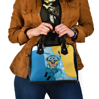 US Virgin Islands Snorkeling Shoulder Handbag Sea Turtle Snorkel Ocean Style - Wonder Print Shop
