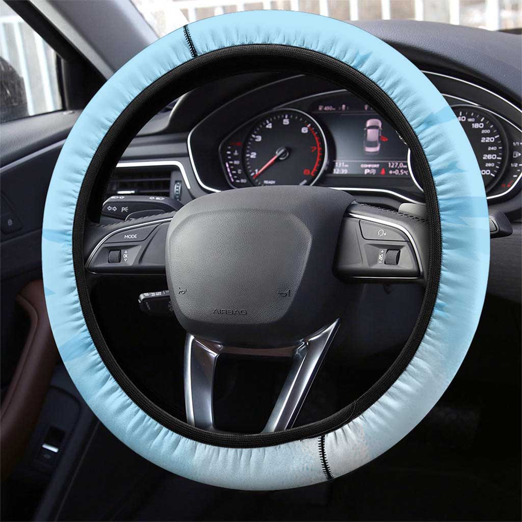 US Virgin Islands Snorkeling Steering Wheel Cover Sea Turtle Snorkel Ocean Style - Wonder Print Shop