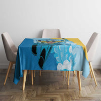 US Virgin Islands Snorkeling Tablecloth Sea Turtle Snorkel Ocean Style - Wonder Print Shop