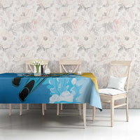 US Virgin Islands Snorkeling Tablecloth Sea Turtle Snorkel Ocean Style - Wonder Print Shop