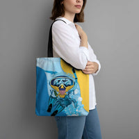 US Virgin Islands Snorkeling Tote Bag Sea Turtle Snorkel Ocean Style - Wonder Print Shop