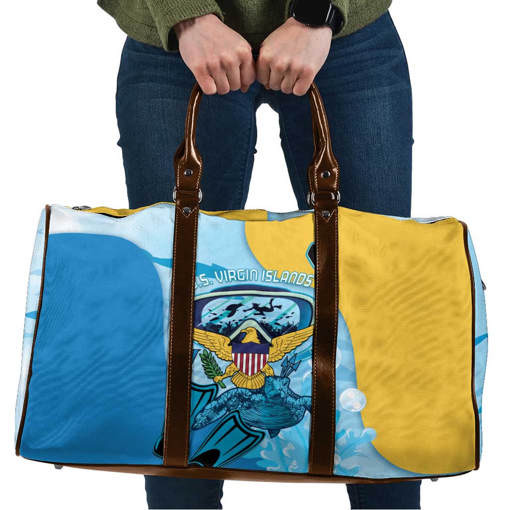 US Virgin Islands Snorkeling Travel Bag Sea Turtle Snorkel Ocean Style - Wonder Print Shop