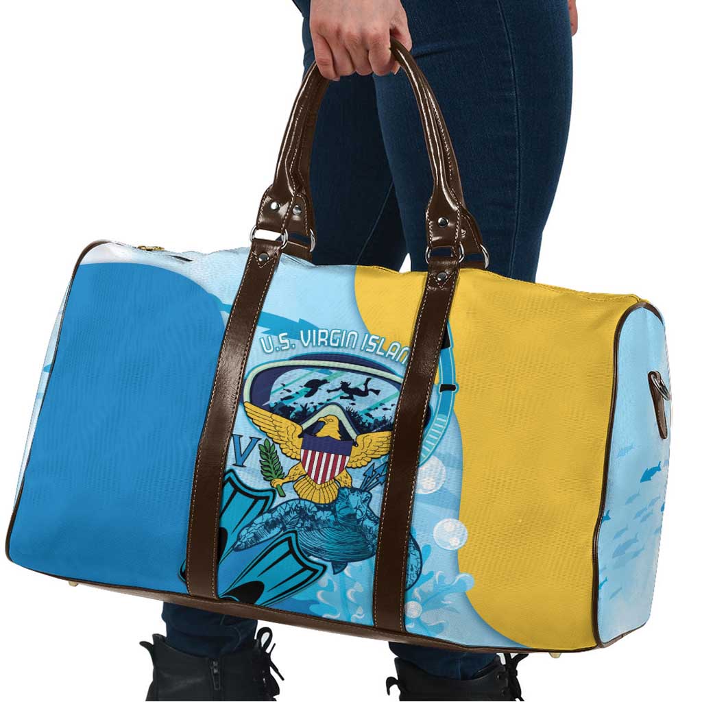US Virgin Islands Snorkeling Travel Bag Sea Turtle Snorkel Ocean Style - Wonder Print Shop
