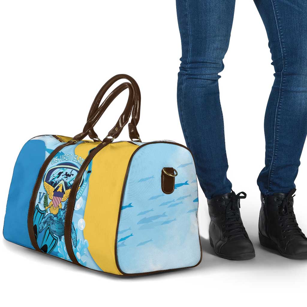 US Virgin Islands Snorkeling Travel Bag Sea Turtle Snorkel Ocean Style - Wonder Print Shop