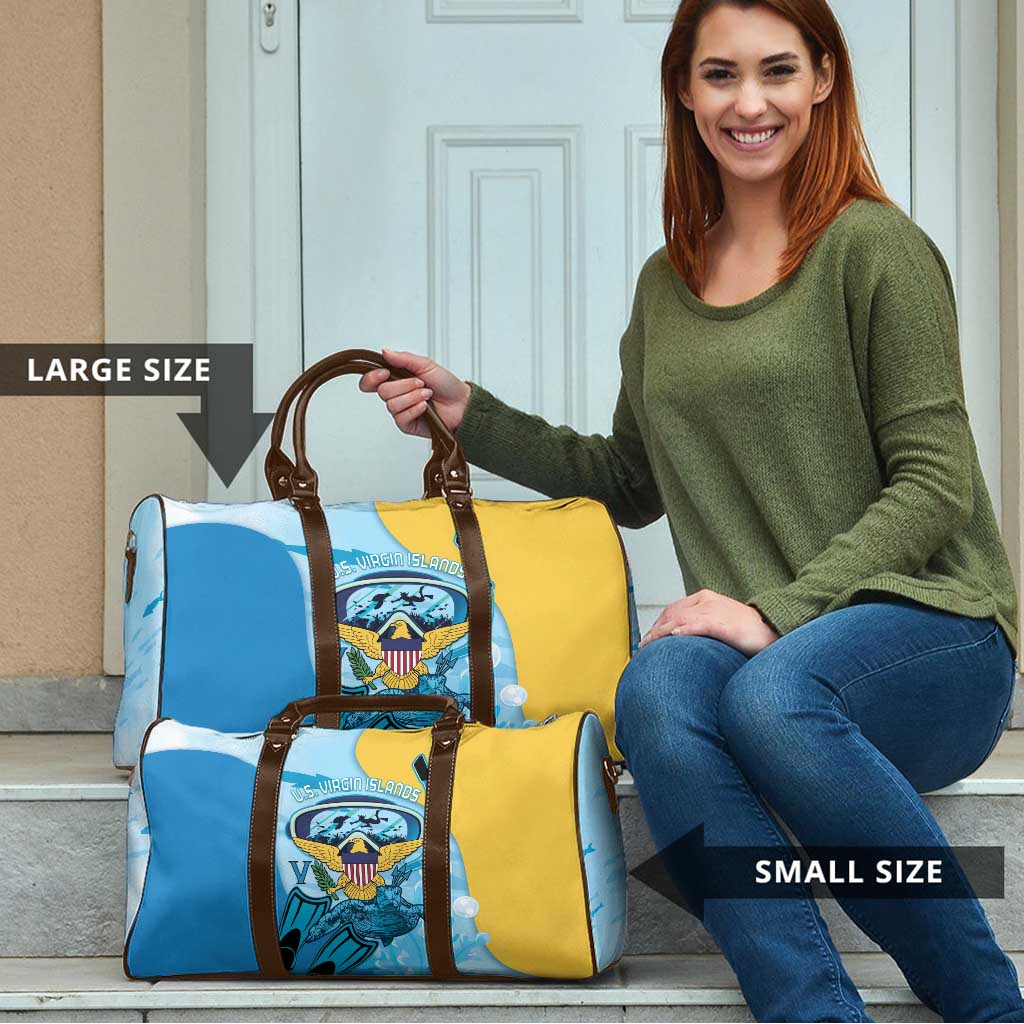 US Virgin Islands Snorkeling Travel Bag Sea Turtle Snorkel Ocean Style - Wonder Print Shop
