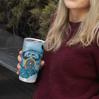 US Virgin Islands Snorkeling Tumbler Cup Sea Turtle Snorkel Ocean Style - Wonder Print Shop