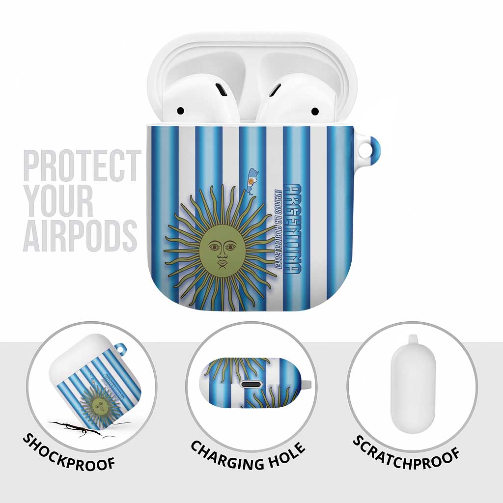 Argentina Football AirPods Case Vamos La Albiceleste 2026 Version - Wonder Print Shop