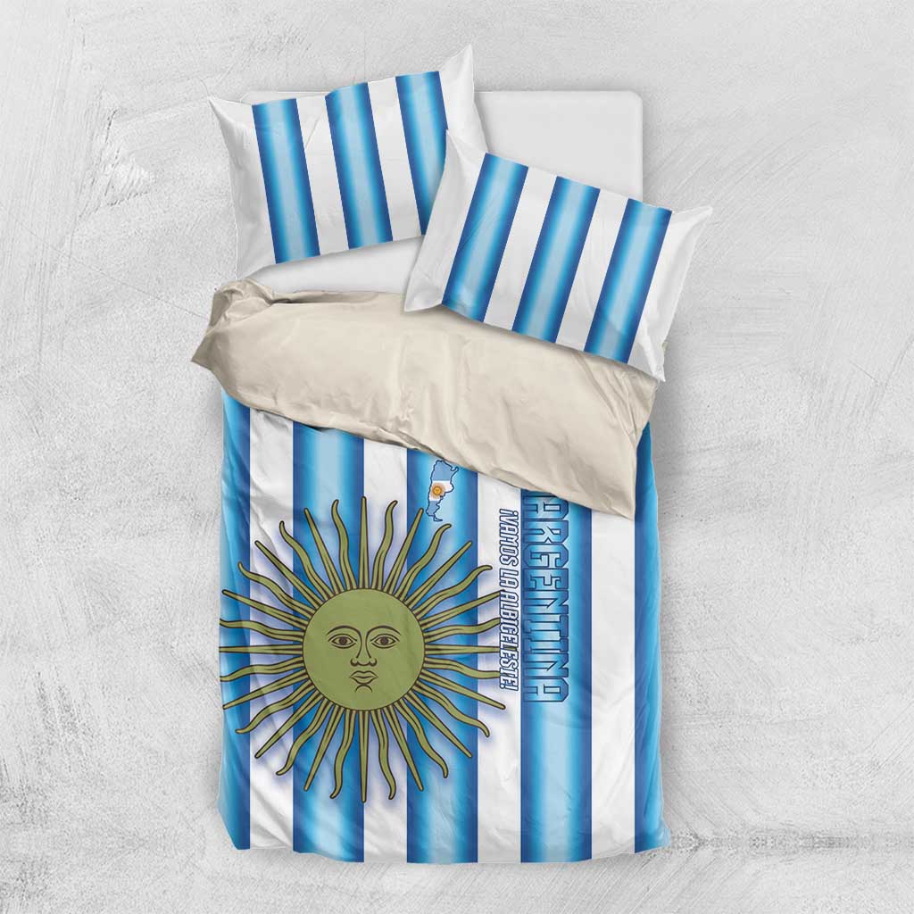 Argentina Football Bedding Set Vamos La Albiceleste 2026 Version - Wonder Print Shop