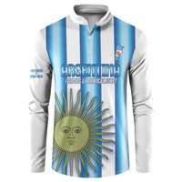 Argentina Football Custom Button Sweatshirt Vamos La Albiceleste 2026 Version - Wonder Print Shop