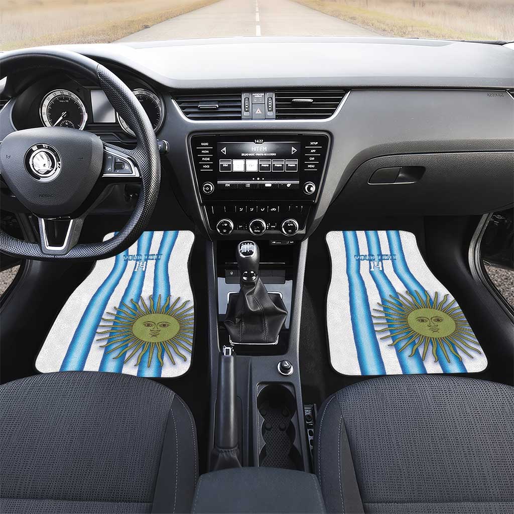 Argentina Football Custom Car Mats Vamos La Albiceleste 2026 Version - Wonder Print Shop