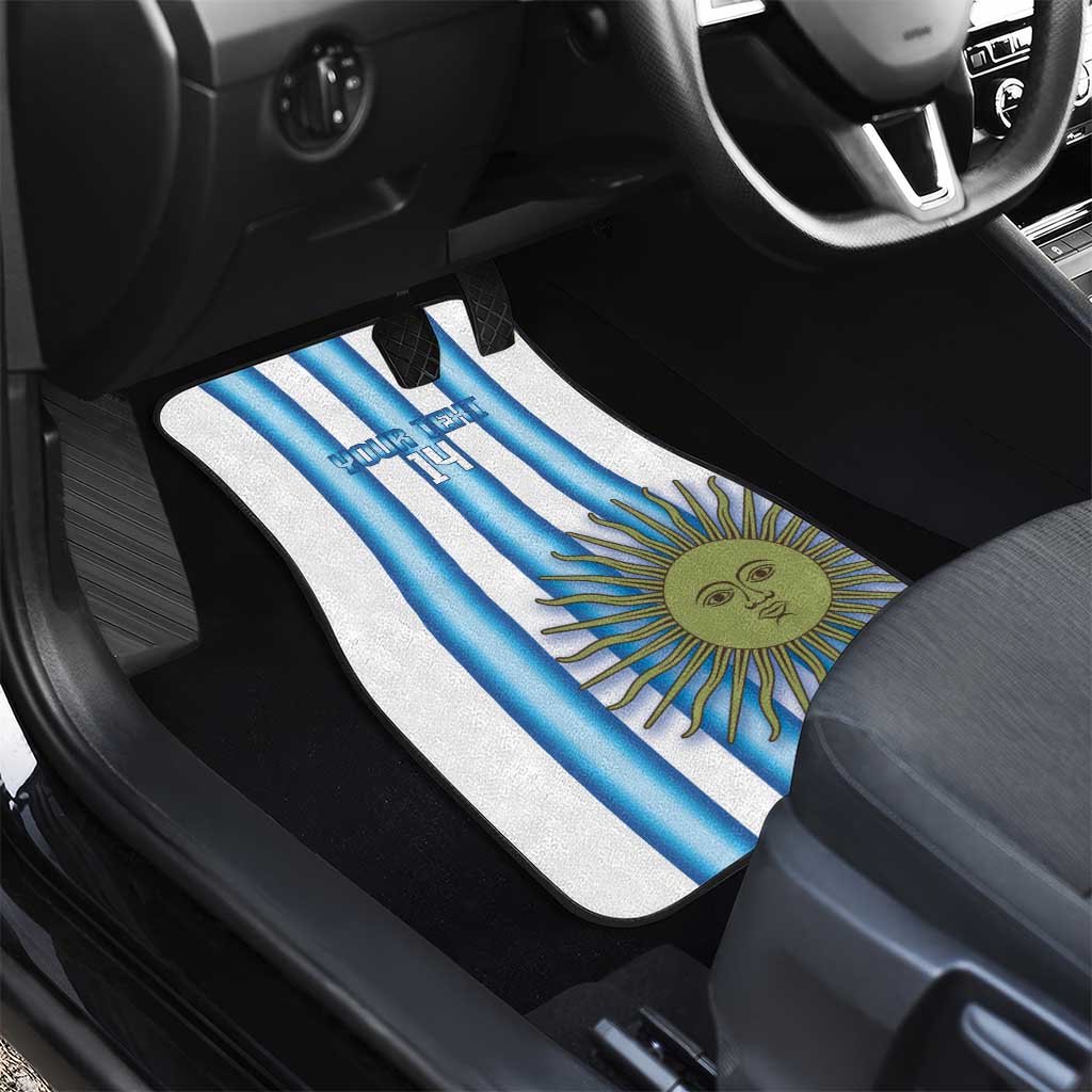 Argentina Football Custom Car Mats Vamos La Albiceleste 2026 Version - Wonder Print Shop