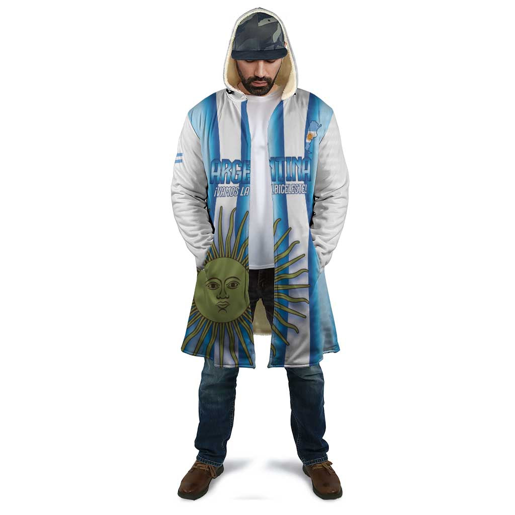 Argentina Football Custom Cloak Vamos La Albiceleste 2026 Version - Wonder Print Shop