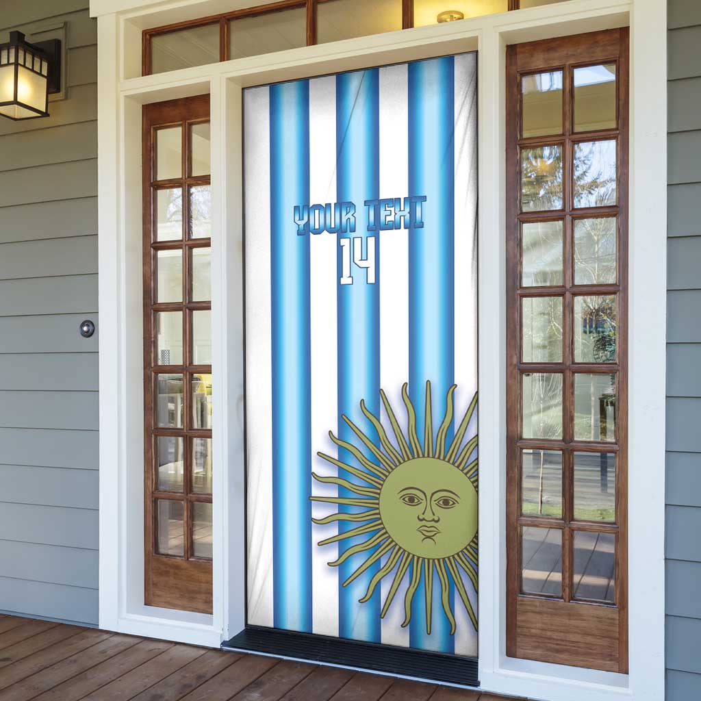Argentina Football Custom Door Cover Vamos La Albiceleste 2026 Version - Wonder Print Shop
